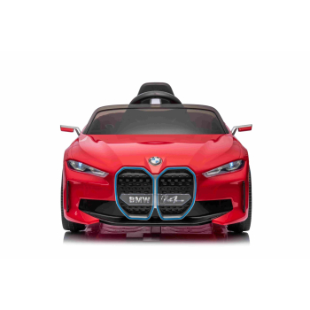 Autko BMW i4 na akumulator dla dzieci Czerwony + Wolny Start + EVA + Ekoskóra + Audio LED + Pilot